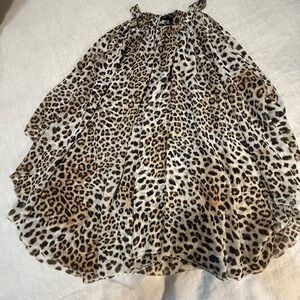 Saks Fifth Avenue Leopard Print blouse size S